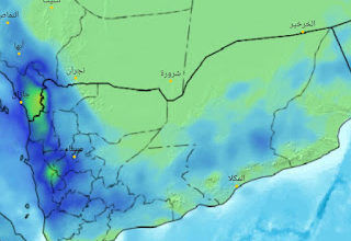 الطقس المتوقع اليوم الأحد في حضرموت واليمن