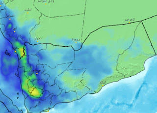 توقعات الطقس اليوم الخميس في حضرموت واليمن