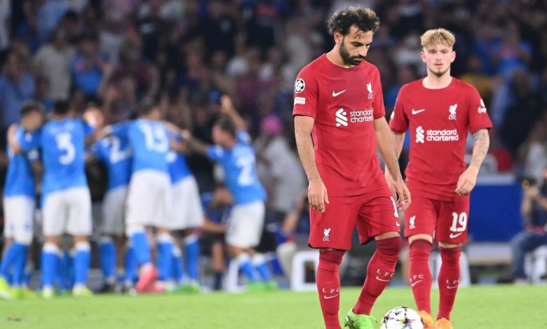 تفاعل على أداء محمد صلاح في مباراة رباعية نابولي في شباك ليفربول