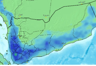 توقعات الطقس اليوم الأربعاء في حضرموت واليمن